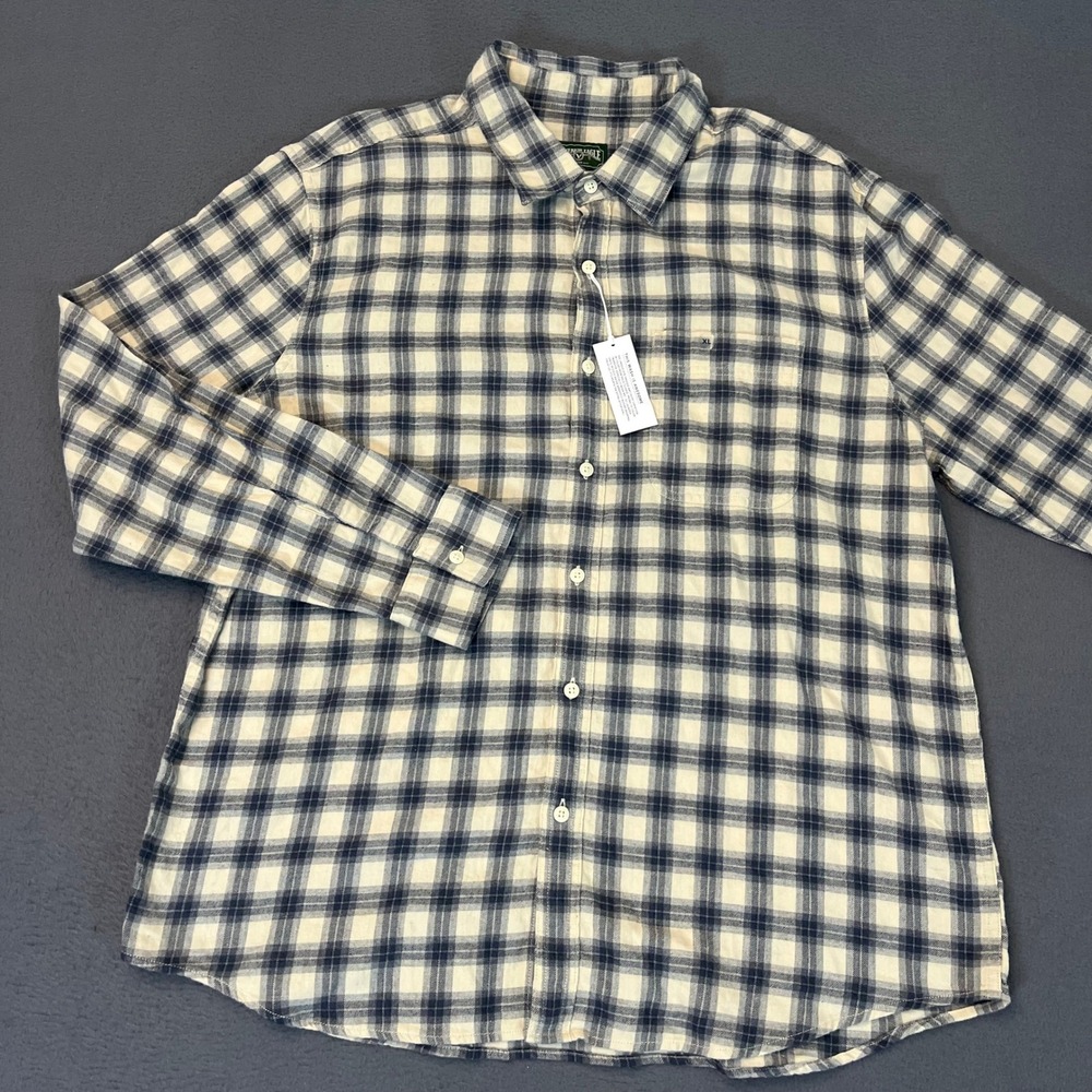 American Eagle Mens XL Plaid Button Down Shirt Multicolor Long Sleeve Cotton NWT
